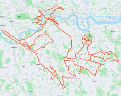 Strava art witch